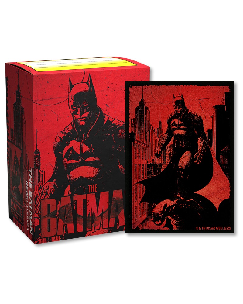 Dragon Shield Sleeves: WB100 Matte Black - The Batman (100 sleeves)